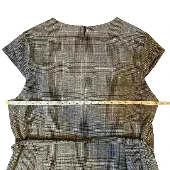 NWT H&M Women's Belted Midi Knee Length Sheath Dress Professional Grey XXL - Picture 13 of 16